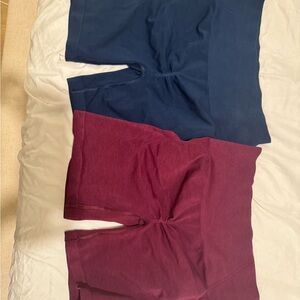 Navy and Burgundy Shorts/ Oner Active